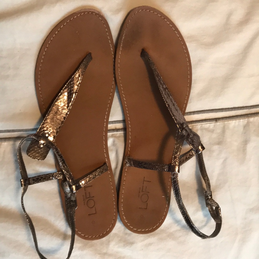 Metallic Loft sandals